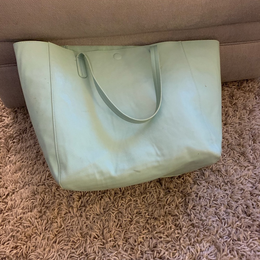 Light blue large tote
